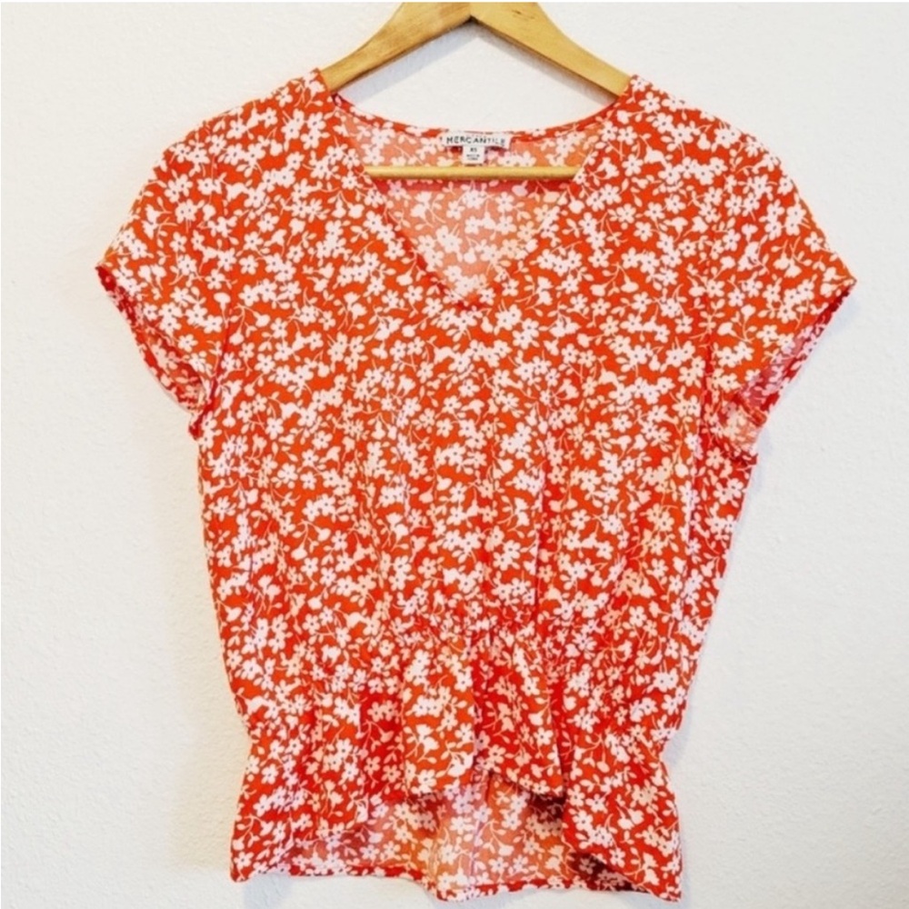 Red Floral Top by Next
